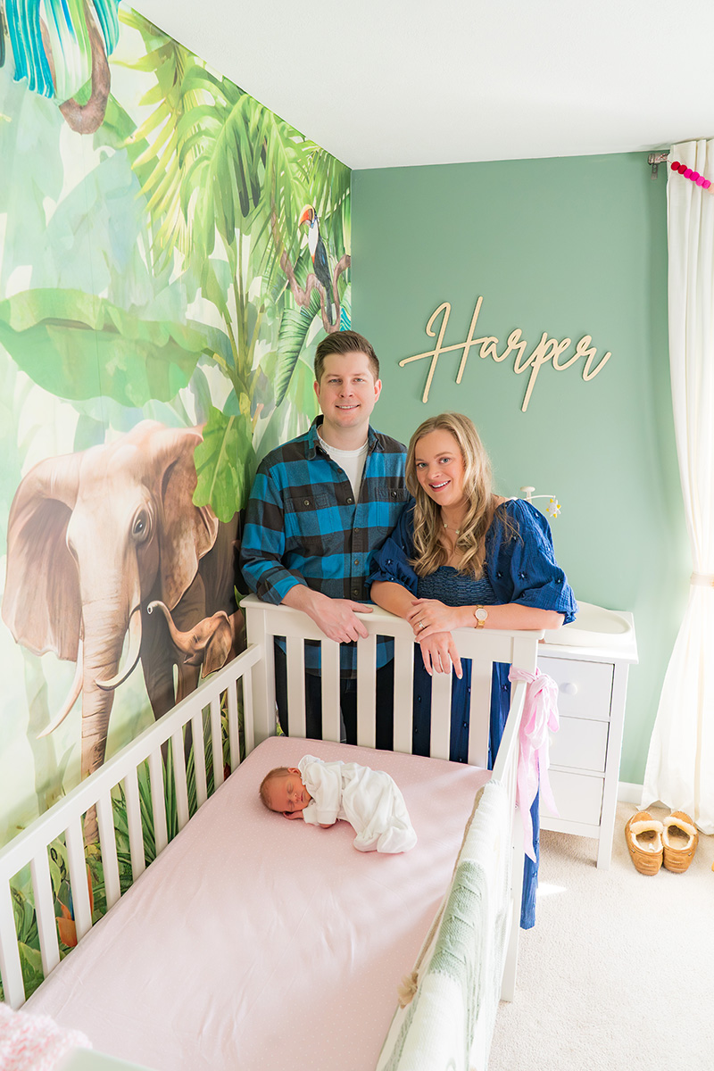 Newborn in crib Pittsburgh