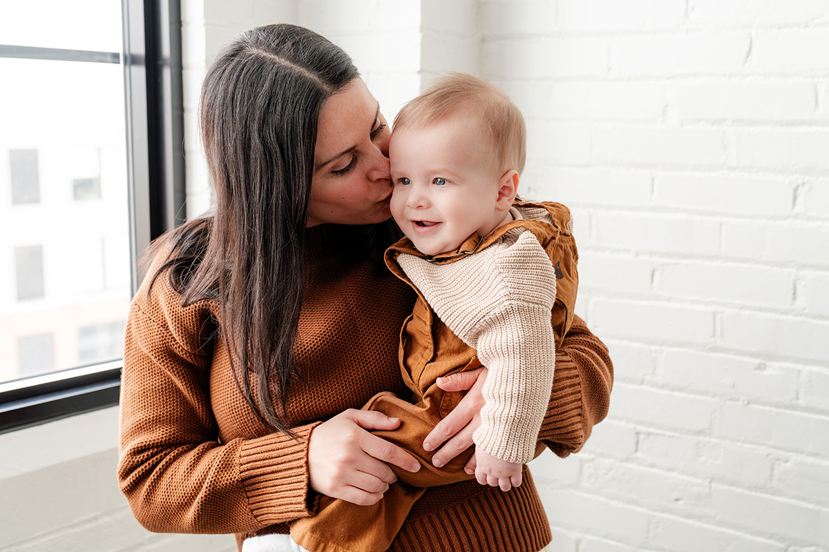 Pittsburgh loft family portraits